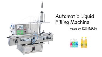How To Use ZS-DTPP4D Automatic 4 Nozzles Liquid Filling Machine (Peristaltic Pump)