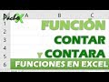 Cómo usar fácilmente las funciones CONTAR y CONTARA en Excel + Ejercicio