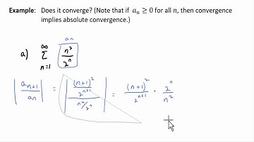 Video 11.6.2: The Ratio Test Part A