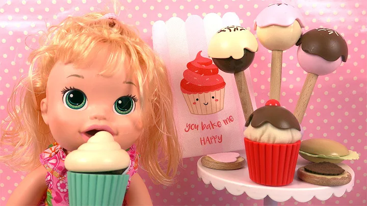 Poupon Baby Alive Sarah Mange Gteaux Cupcakes Joue...