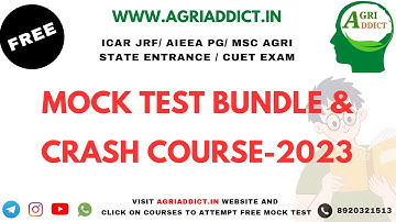 Complete Guide on How to access Free Online Crash Course & Mock Test Bundle for ICAR JRF Exam