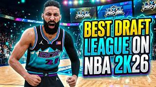 NBA 2K26 COMP PROAM! BEST DRAFT LEAGUE ON NBA2K! CAN WE FINALLY BEAT THE GAMBINOS? PF HOOPS