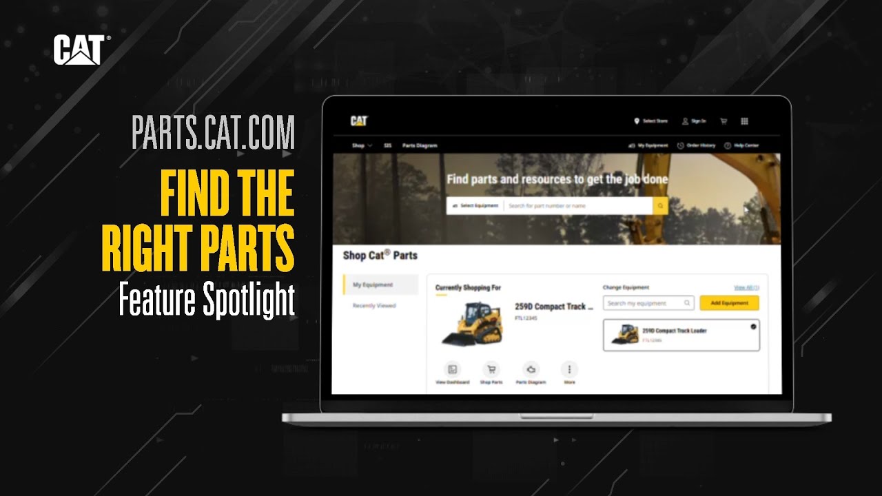 Find the Right Cat® Parts on Parts.cat.com | Feature Spotlight