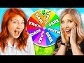 Rainbow Mystery Wheel Truth or Dare Challenge vs My Sister! *Crazy*