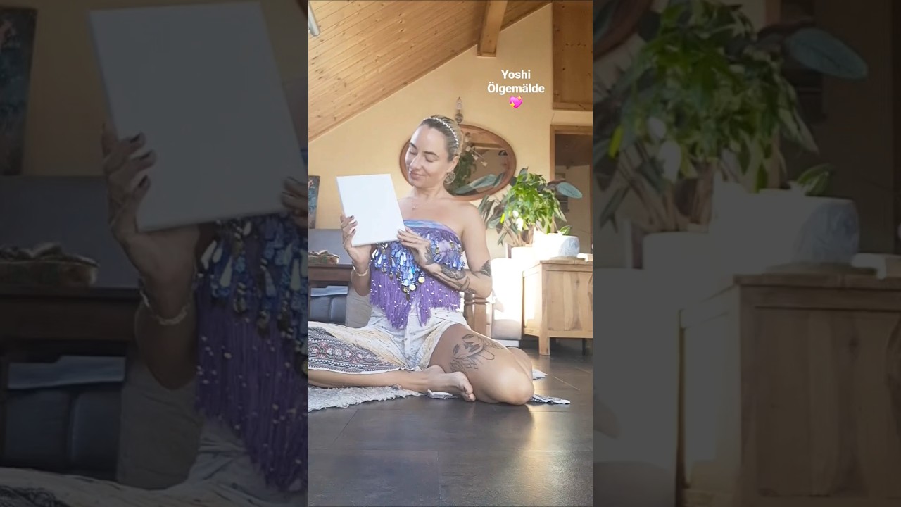 Yoshis Island Ölgemälde 💖 Yoshi als Ölportrait auf Leinwand Speedpainting Satisfying Painting