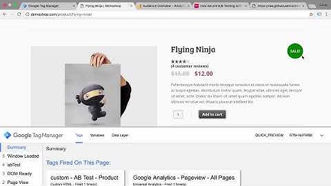 How to A/B Test with Google Tag Manager