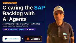 20 Fiori apps from a functional spec — built by AI in minutes. This changes everything in SAP IT