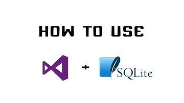 How to use Microsoft Visual Studio 2015 + SQLite