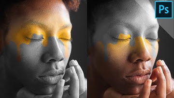 Create a dripping paint effect for portraits | PHOTOSHOP TUTORIAL