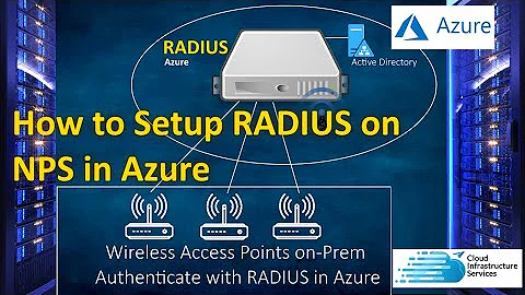 How to Setup RADIUS in Azure using Windows NPS Server for Wireless Authentication with AD