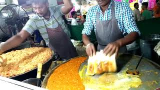 Butter pav bhaji at manek chowk ahmedabad street food