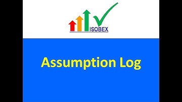 Assumption Log walk through