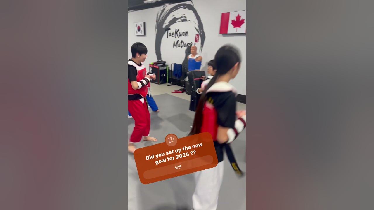 2025 New Goals with us taekwondo YouTube