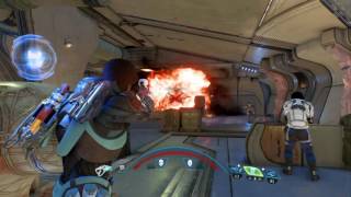 Mass Effect™ Andromeda (PS4)  Dick Ryder uses COBRA RPG Consumable to waste Kett Cardinal on Eos