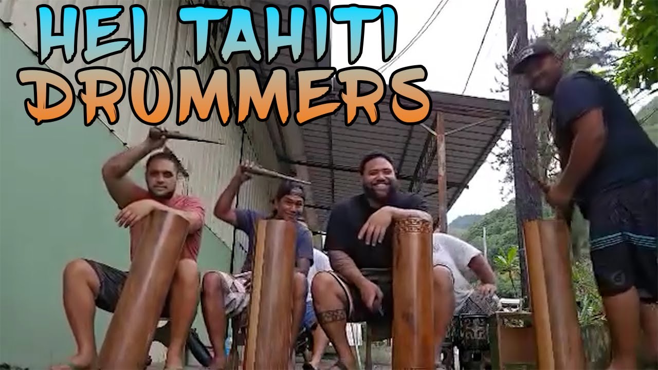 🔥Ofaloto Jamming with Hei Tahiti Drummers (Pehe: America)🔥