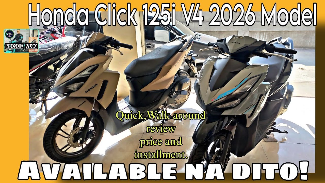 Click Around Honda Click 125i V4 2026 Model,Quick Walk Around Review,Price and ...