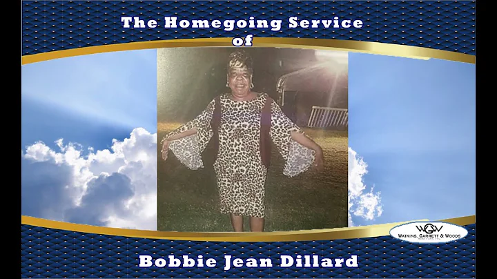 The Homegoing Service of Bobbie Jean Dillard