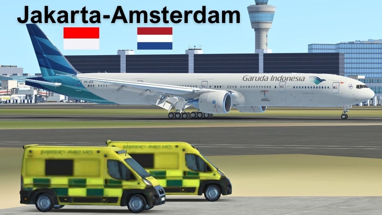 Infinite Flight | Garuda Indonesia GIA88 | CGK ✈ AMS | Boeing 777-300ER
