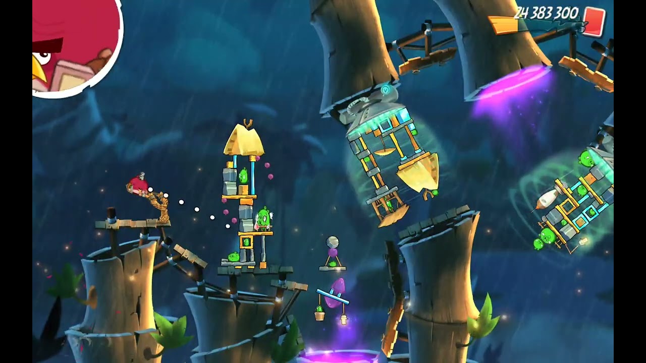 Angry birds 2. Бум бомба .  Мелоди сделала страйк ,