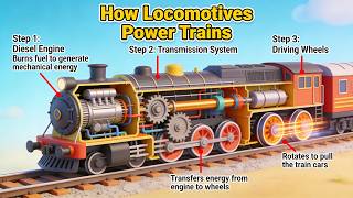 How Locomotives Power Trains (3 Minutes)
