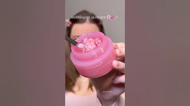 PDRN pink bubblegum skincare routine with Medicube #medicube #kbeauty #skincare