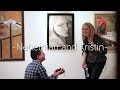 When she sees her own portrait on the wall! | Marriage Proposal: Nehemiah and Kristin