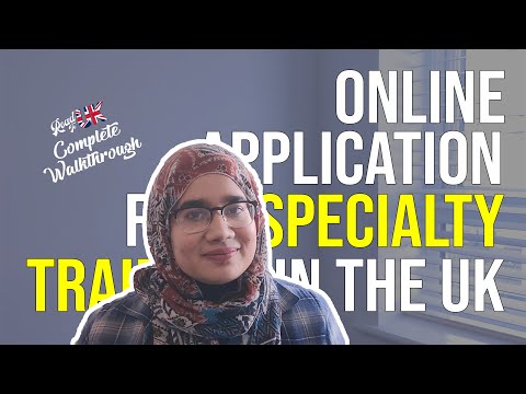 Online Application for Specialty Training in the UK | New ORIEL Application Process | IMG Residency