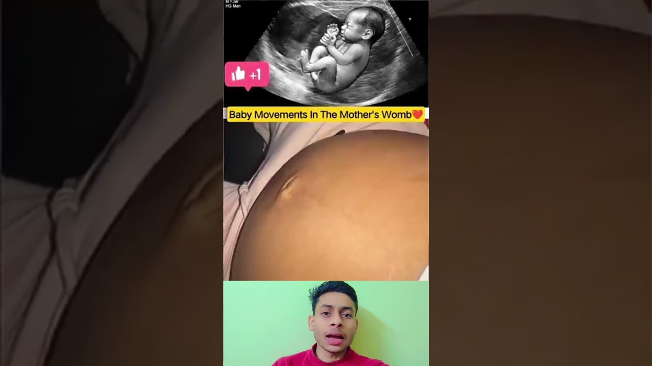Baby Showing Reaction In The Womb♥️ | Nursing Educational video 