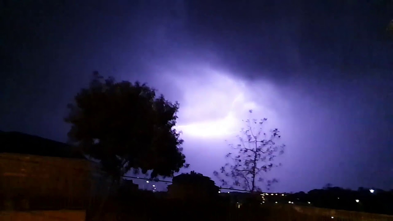 Crazy Thunderstorm over Bethlehem, Israel