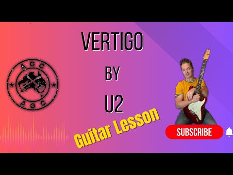 Vertigo by U2 , guitar lesson