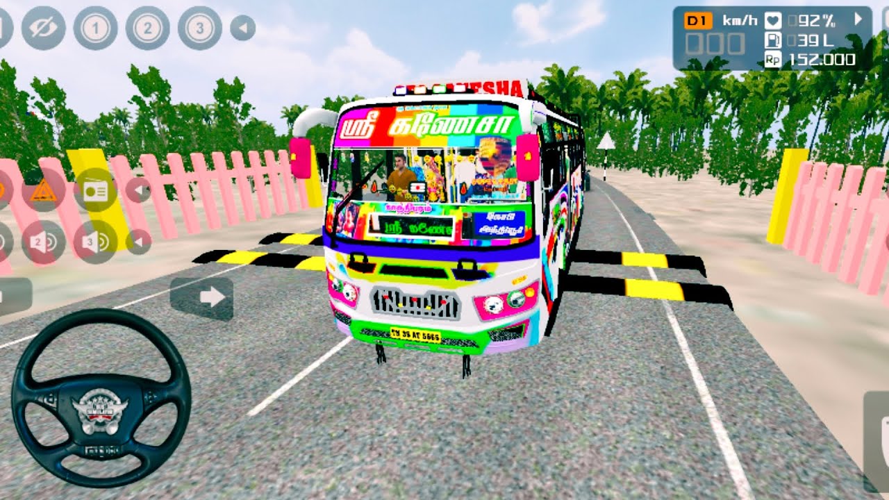 TN PRIVATE BUS DRIVING 🚍🧑‍✈️ | Bus Simulator Indonesia Gameplay Android 2026