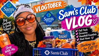 VLOGTOBER DAY 5 🗓Retail Therapy at Sam’s Club 🍂 Fall Edition