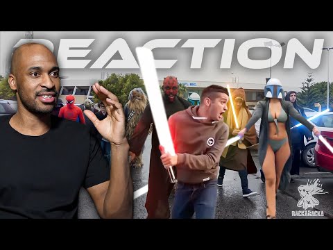 STAR WARS In Public | REACTION | RackaRacka