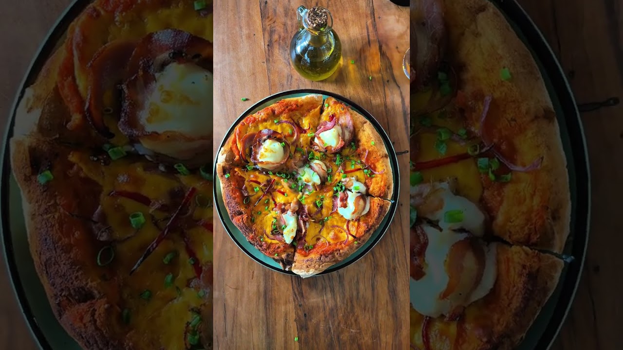Matriciana — pizza com pancetta curada