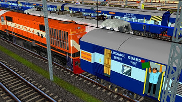 Shaan-E-Bhopal SF Express (PT) || Loco Change || Technical Fault In Wap7