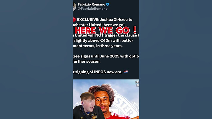 Here we go ! Zirkzee to United ☑️ #transfernews #manchesterunited #sports #football #fanstv #fyp