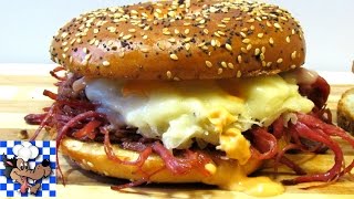 Pulled Corned Beef Reuben Sandwich - How to Make an EPIC Reuben!!