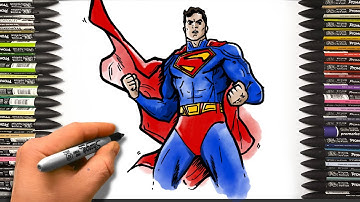 Hoe teken je Superman | Fortnite Super | Stap-voor-stap tekentutorial #tekenen #kunst #hoetekenen