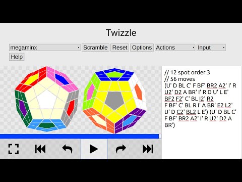 Megaminx 12 spot order 3 pattern improved May 27th, 2020
