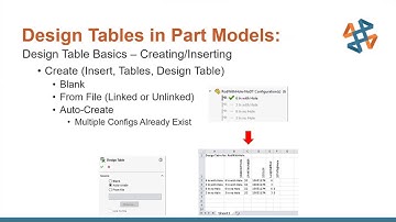 How to Build and Maintain Effective SOLIDWORKS Design Tables