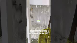 Single-shaft shredder, used for processing soft materials,high throughput#plasticrecycling #machine
