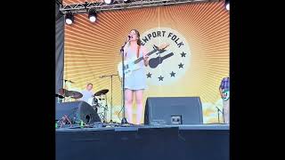 lizzy mcalpine - erase me x you forced me to mashup @ newport folk festival