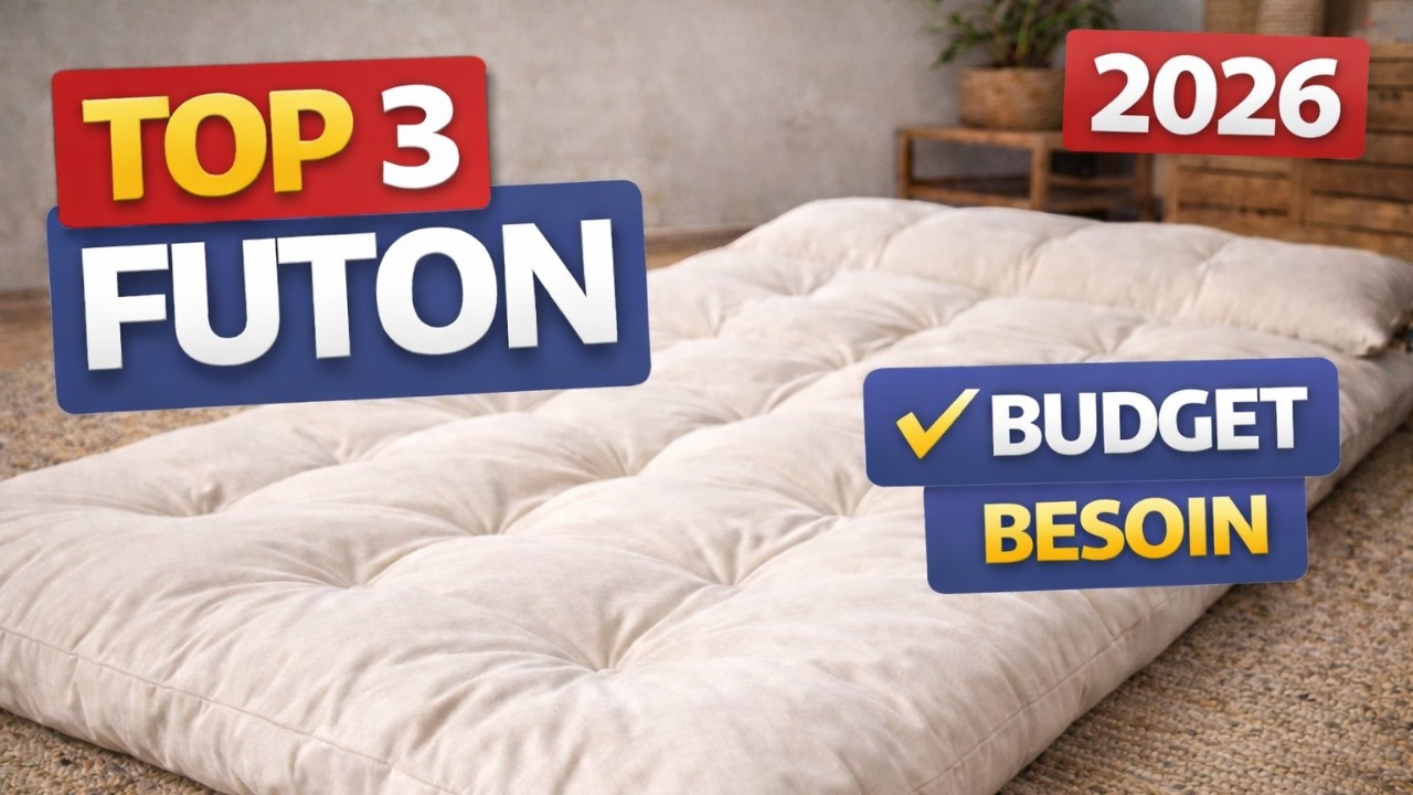 Meilleur Matelas Futon 2026 : Top 3 Selon Budget et Besoin