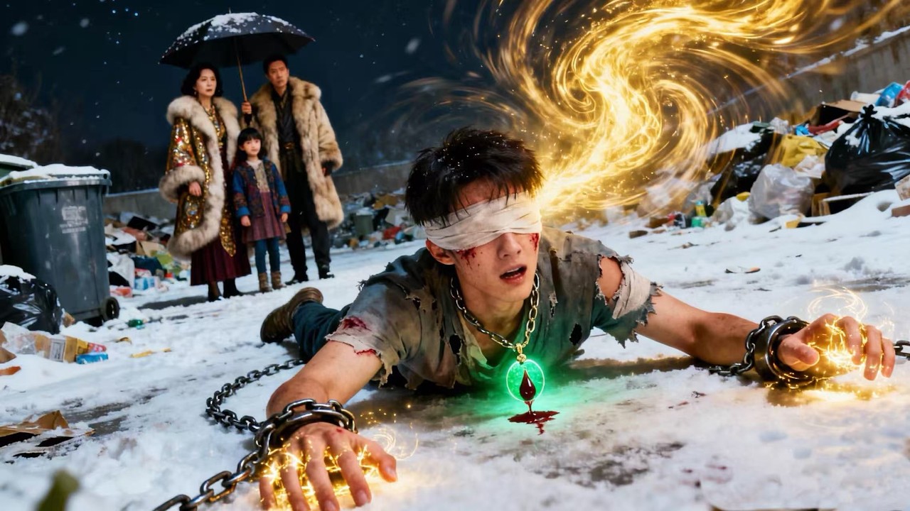 贅婿被生挖雙眼受盡屈辱，誰知他的一滴血淚竟喚醒上古玄玉，雙眼立刻複原還附贈滔天神力，這焚天之怒定要爾等百倍血償！