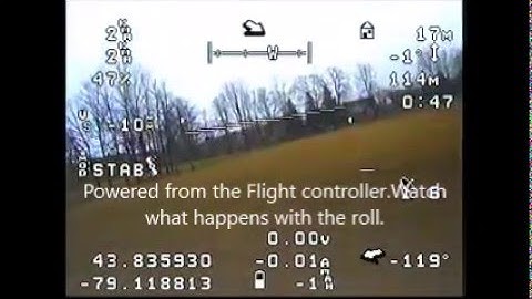 The difference between Micro Minimosd with and without a separate BEC