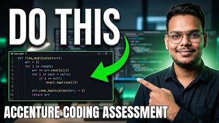 Actual Accenture Coding & SQL Question Solution | Accenture Coding Assessment | Previous year