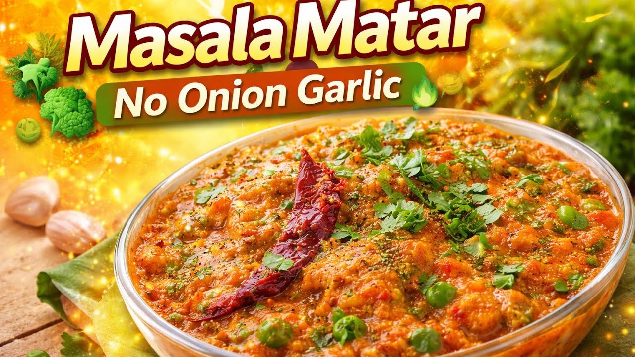 5 Minute Masala Matar – Tasty, Quick & Budget Friendly!