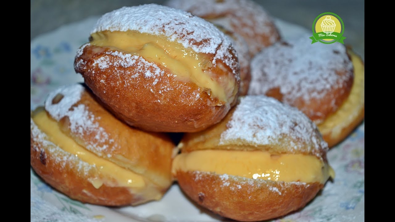 Traditional Portuguese Desserts Bolas De Berlim 