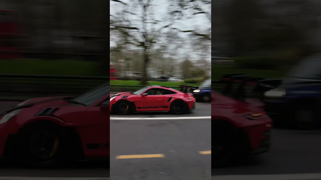 Porsche 911 GT3 RS in London | #supercarsinlondon #shorts #porsche911 #cartok