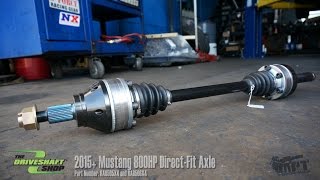 2015 Mustang Half Shafts by The DriveShaft Shop